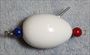 Casting Egg - Fishing Lure, Bright White - 3 1/2  -  Only $11.99 - Lure #100